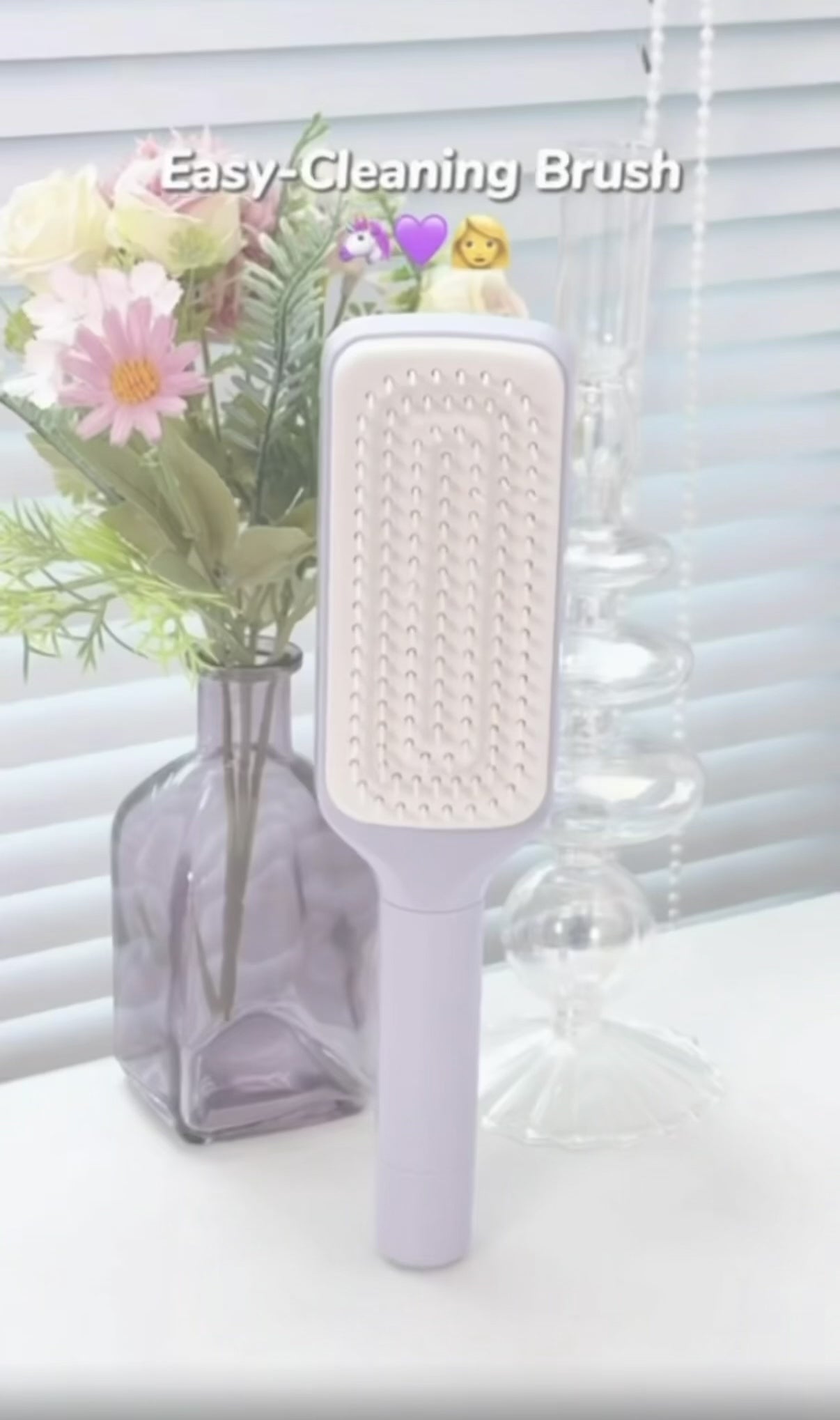 Clean Your Hair Brush in 1 Second (No More Mess)